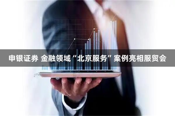 申银证券 金融领域“北京服务”案例亮相服贸会