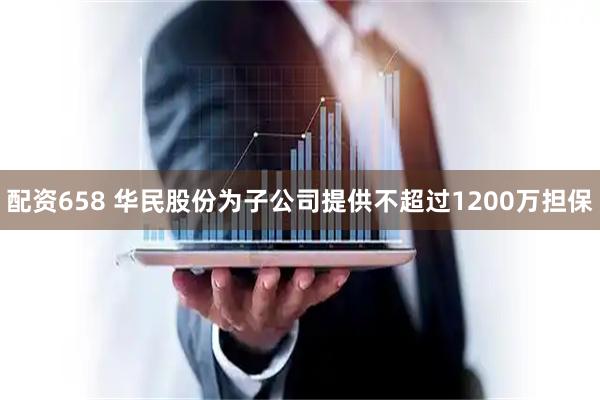 配资658 华民股份为子公司提供不超过1200万担保