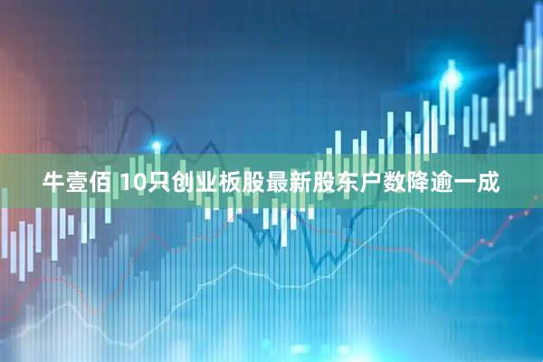 牛壹佰 10只创业板股最新股东户数降逾一成